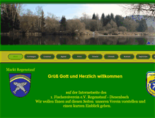 Tablet Screenshot of fischereiverein-regenstauf.de